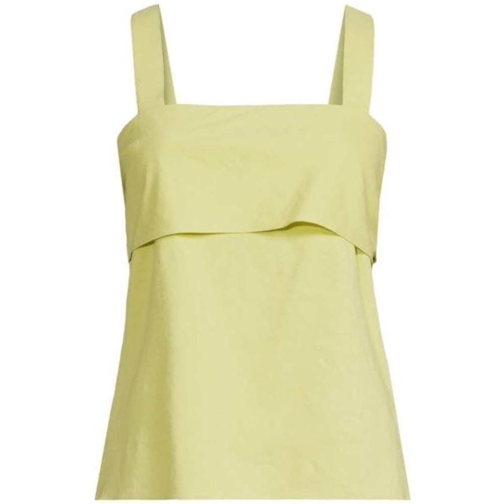 Theory Linen-Blend Tie-Back Tank - Pristine Condition - Size M